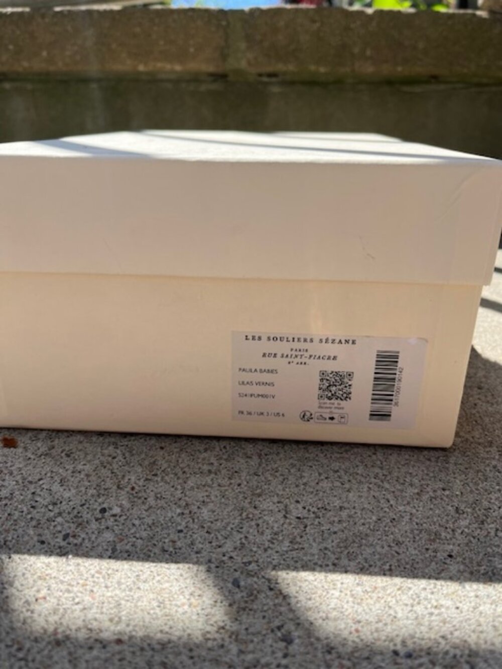 Sezane Paula Babies, Patent Lilac, 36/6, BNWT. - Picture 6 of 11